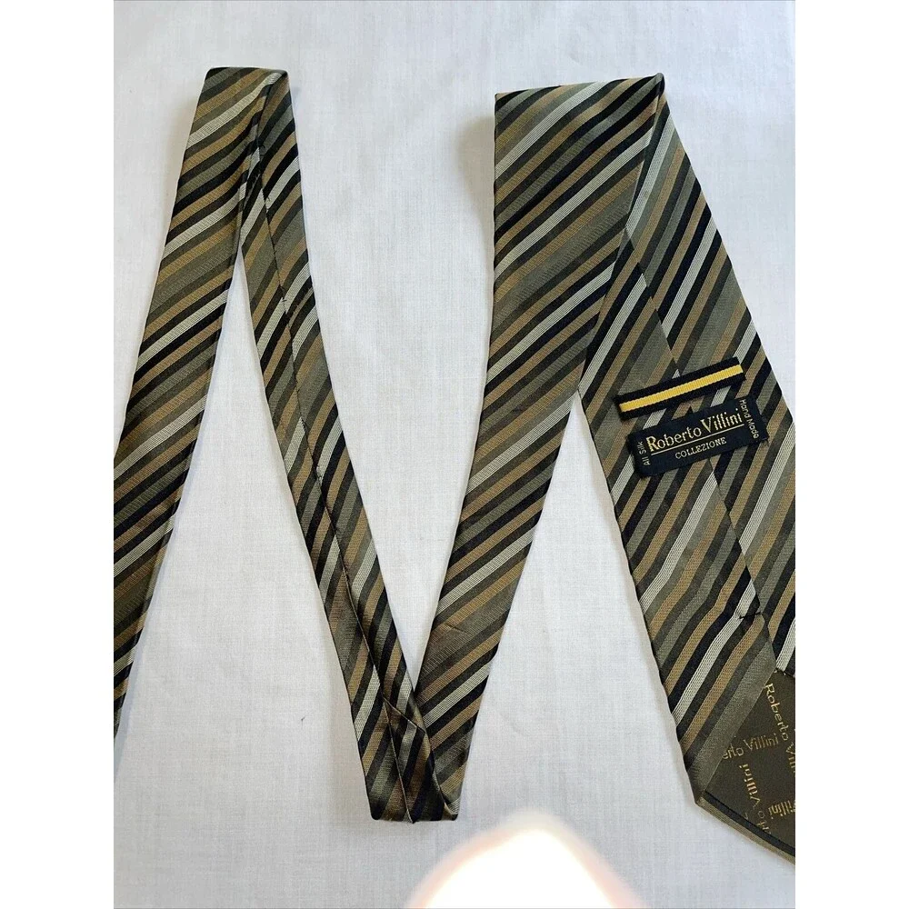 Roberto Villini Dress Tie Mens Size 59
